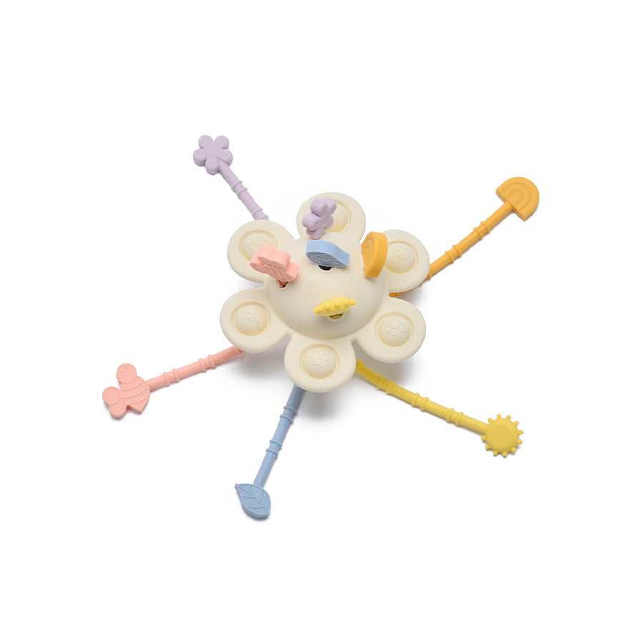Silicone Flower Pulling Toy