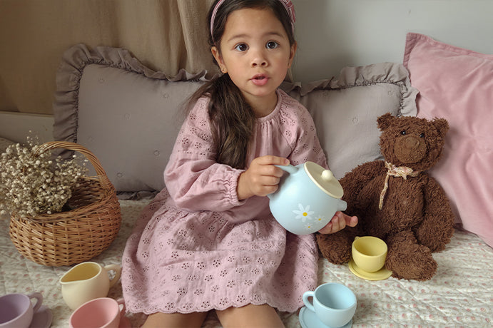Creative Play Ideas with Tea Party Set