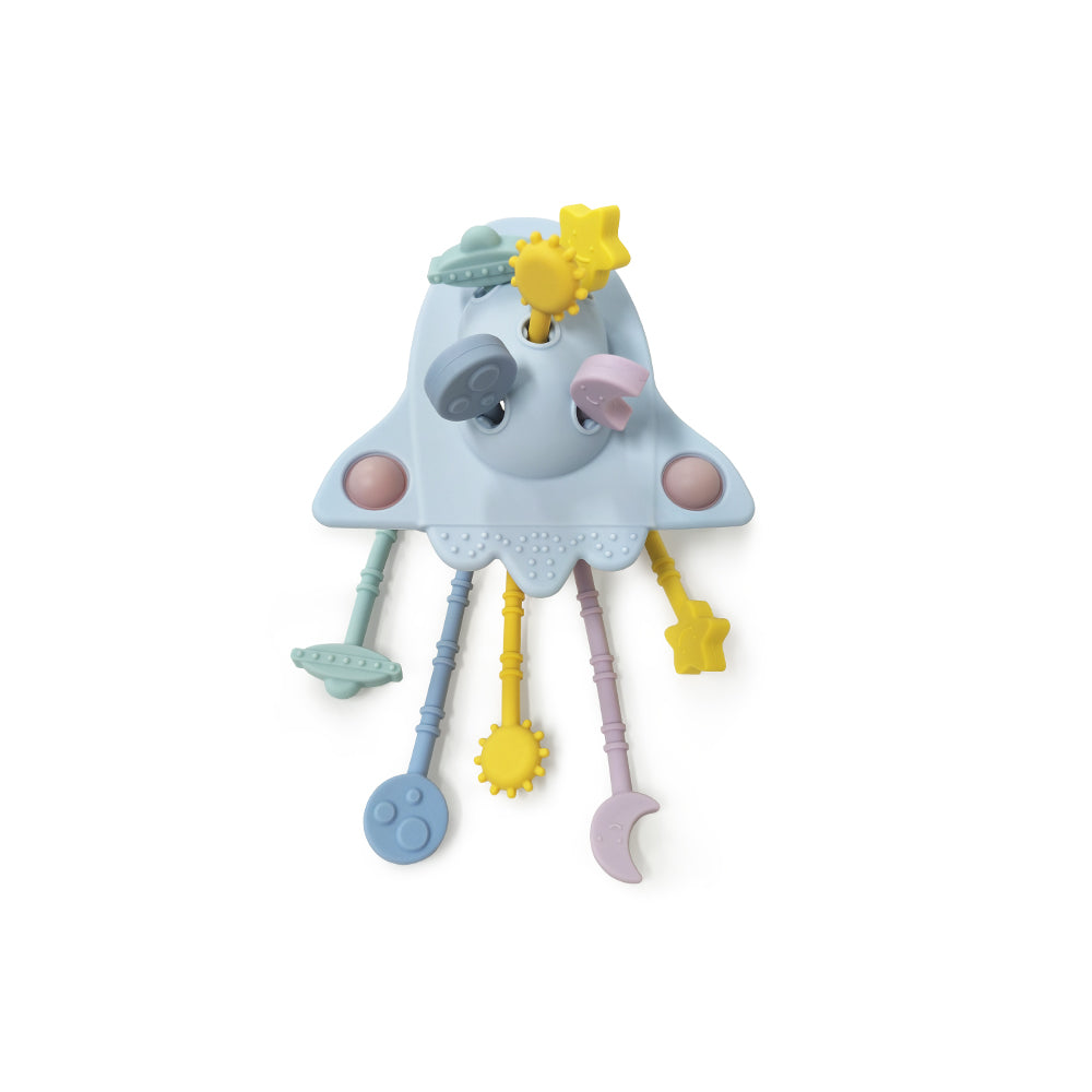 Silicone Rocket Pull String Toy