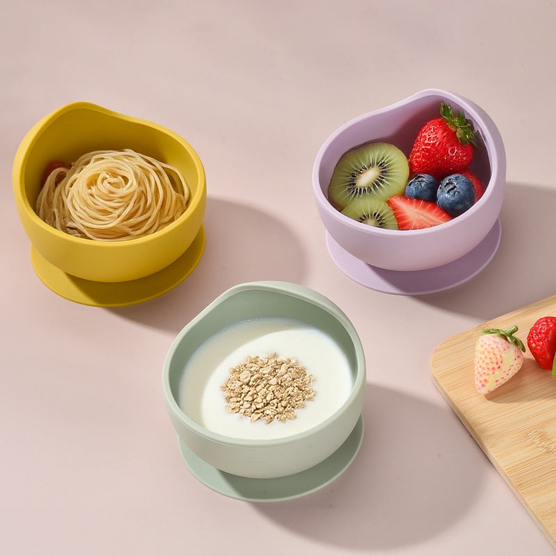 Anti-Spill Silicone Suction Bowl